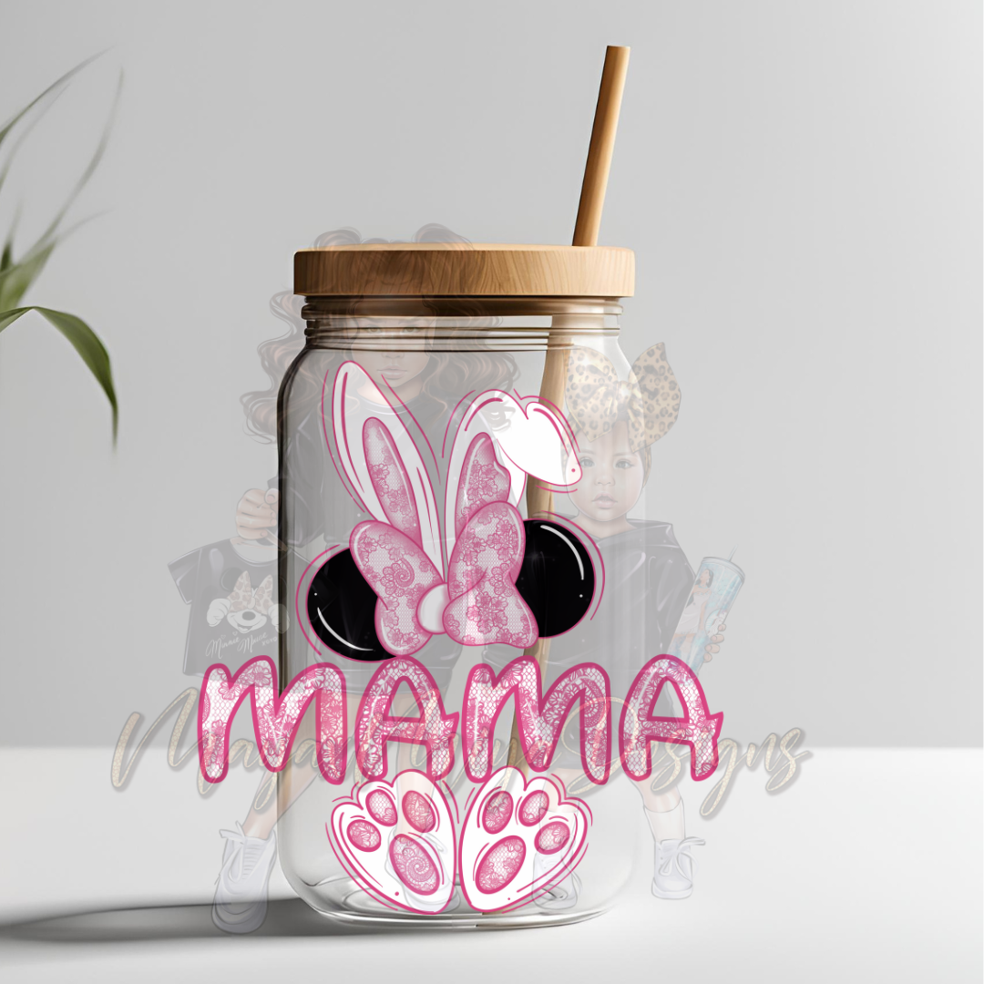 M MAMA LIGHT PINK V2 UVDTF DECAL