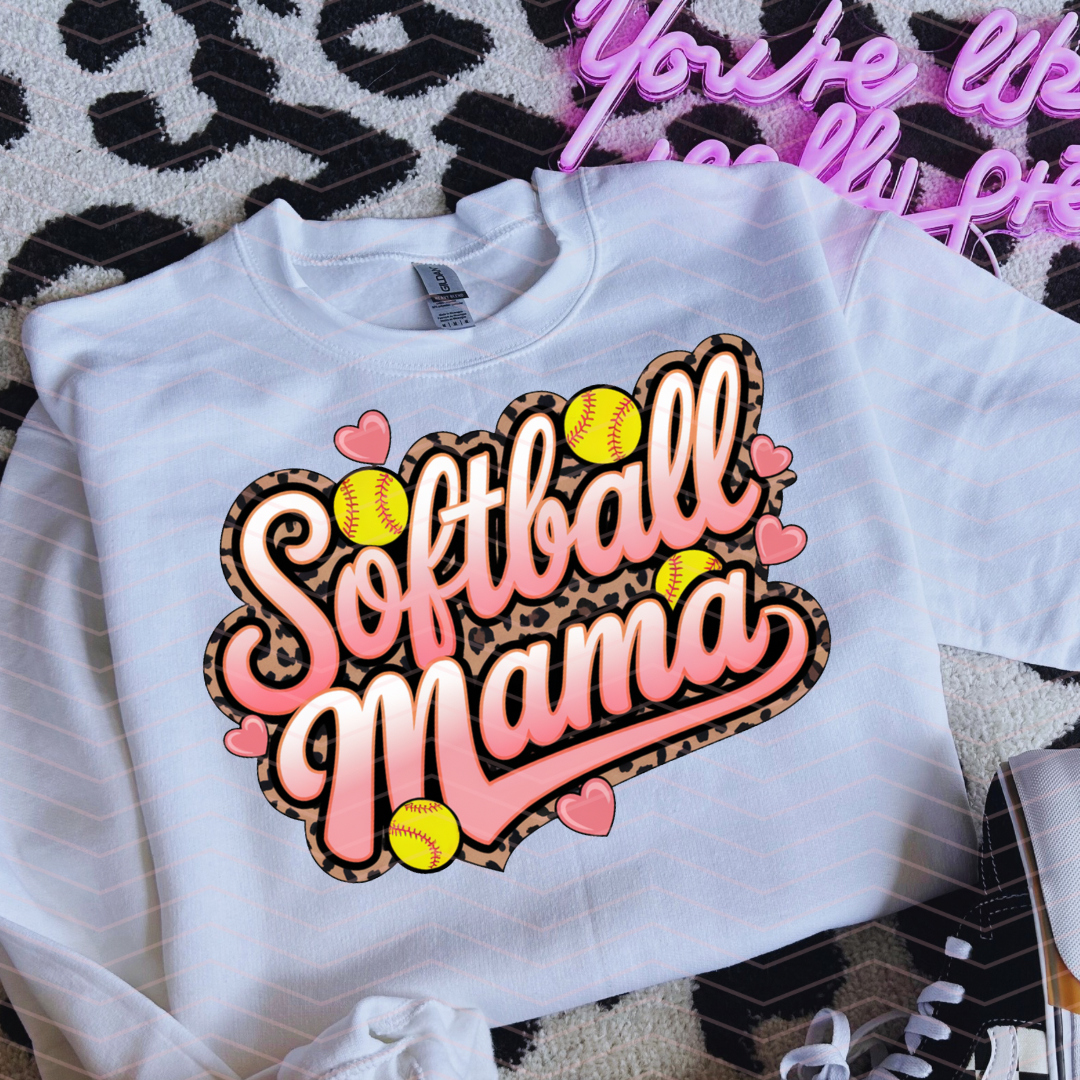 SOFTBALL MAMA DTF TRANSFERS