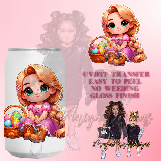 PRINCESS R EASTER UVDTF DECAL