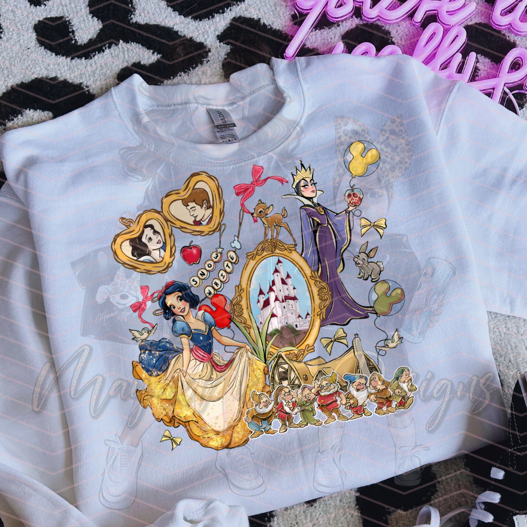 PRINCESS SW MIRROR FRIENDS DTF TRANSFERS