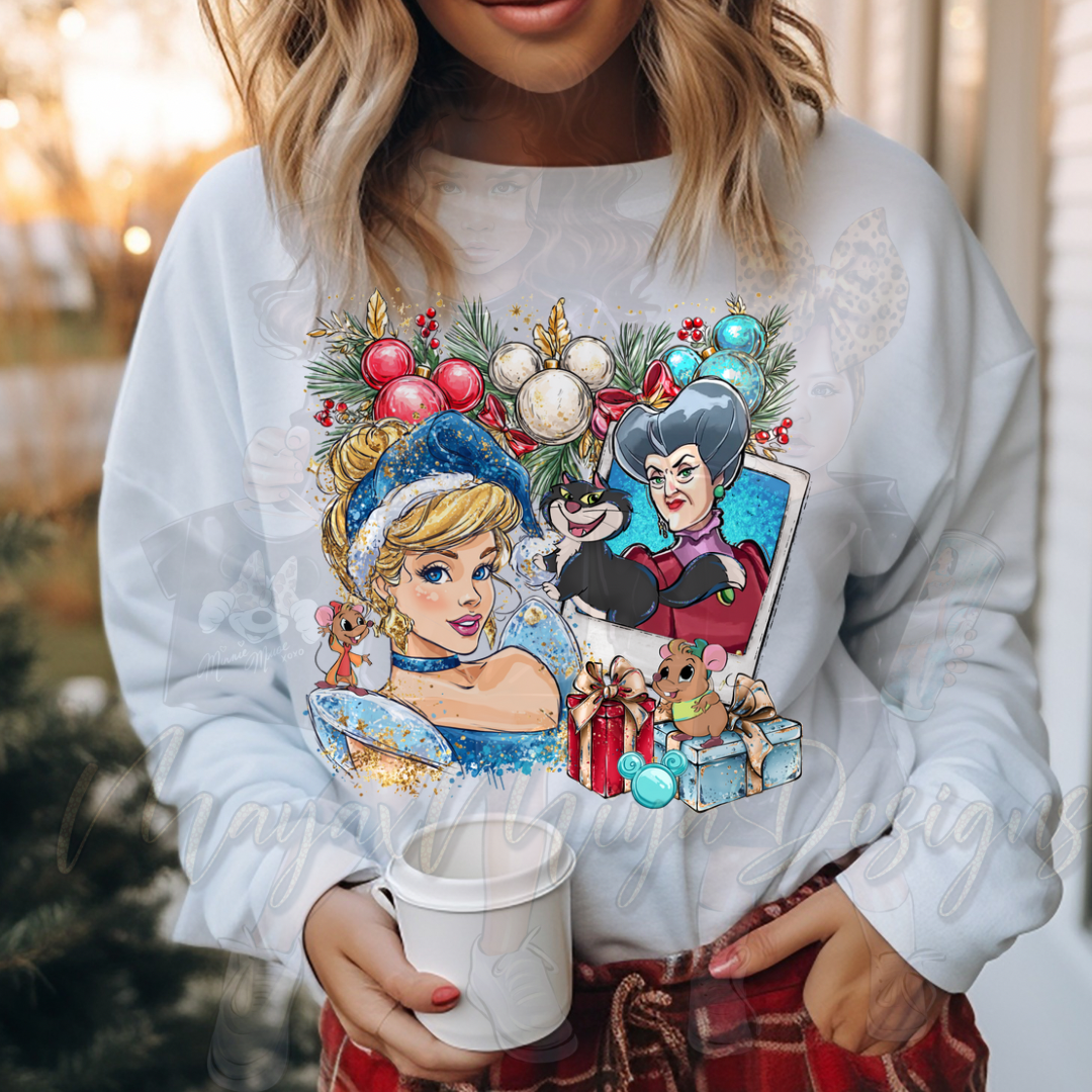 PRINCESS C CHRISTMAS TIME & FRIENDS DTF TRANSFERS