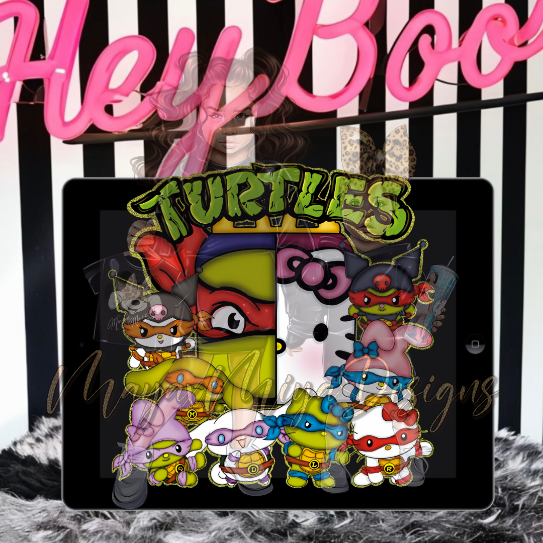 HK X TMNT ALLTOGETHER PNG
