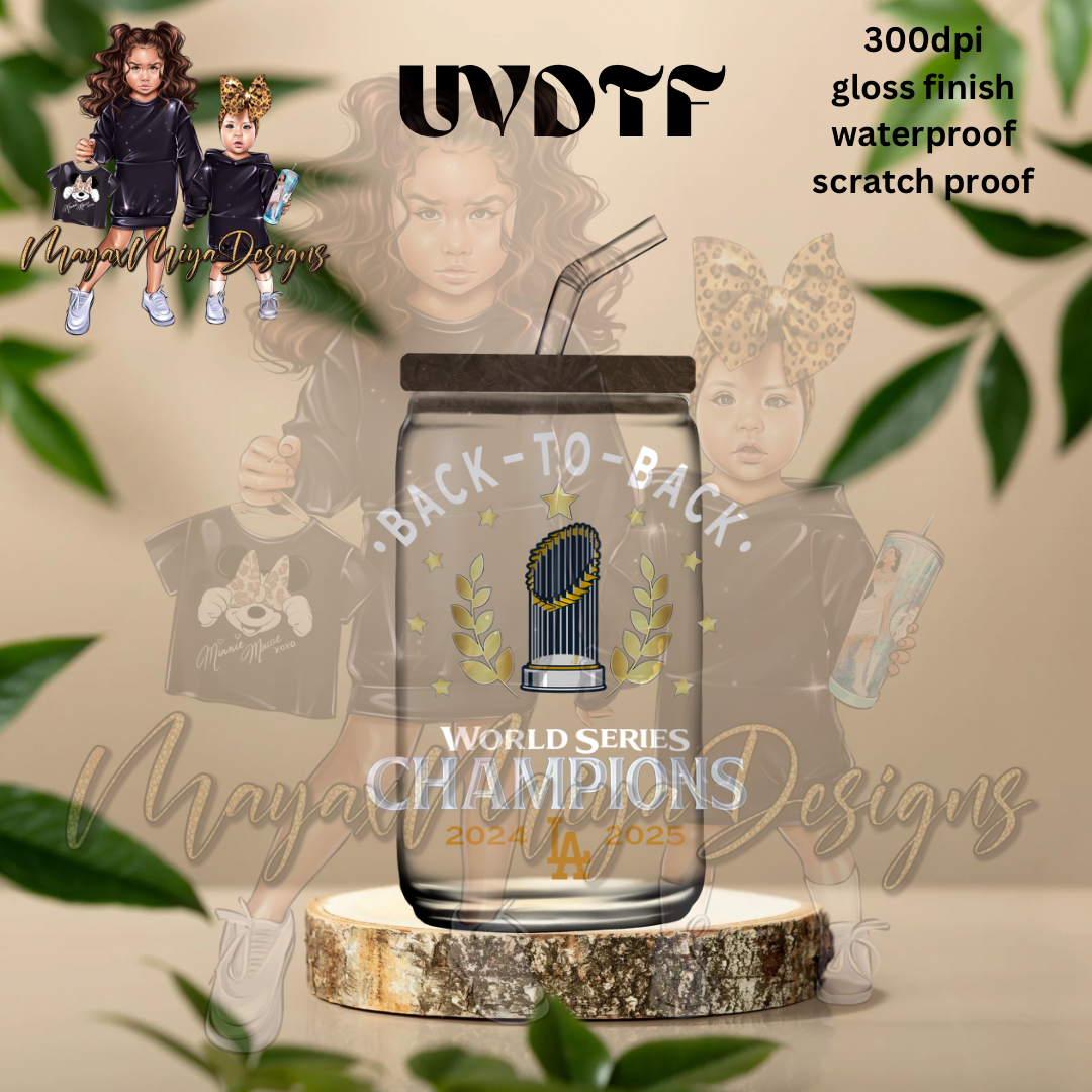 BACK TO BACK WS CHAMPIONS V2 UVDTF DECAL