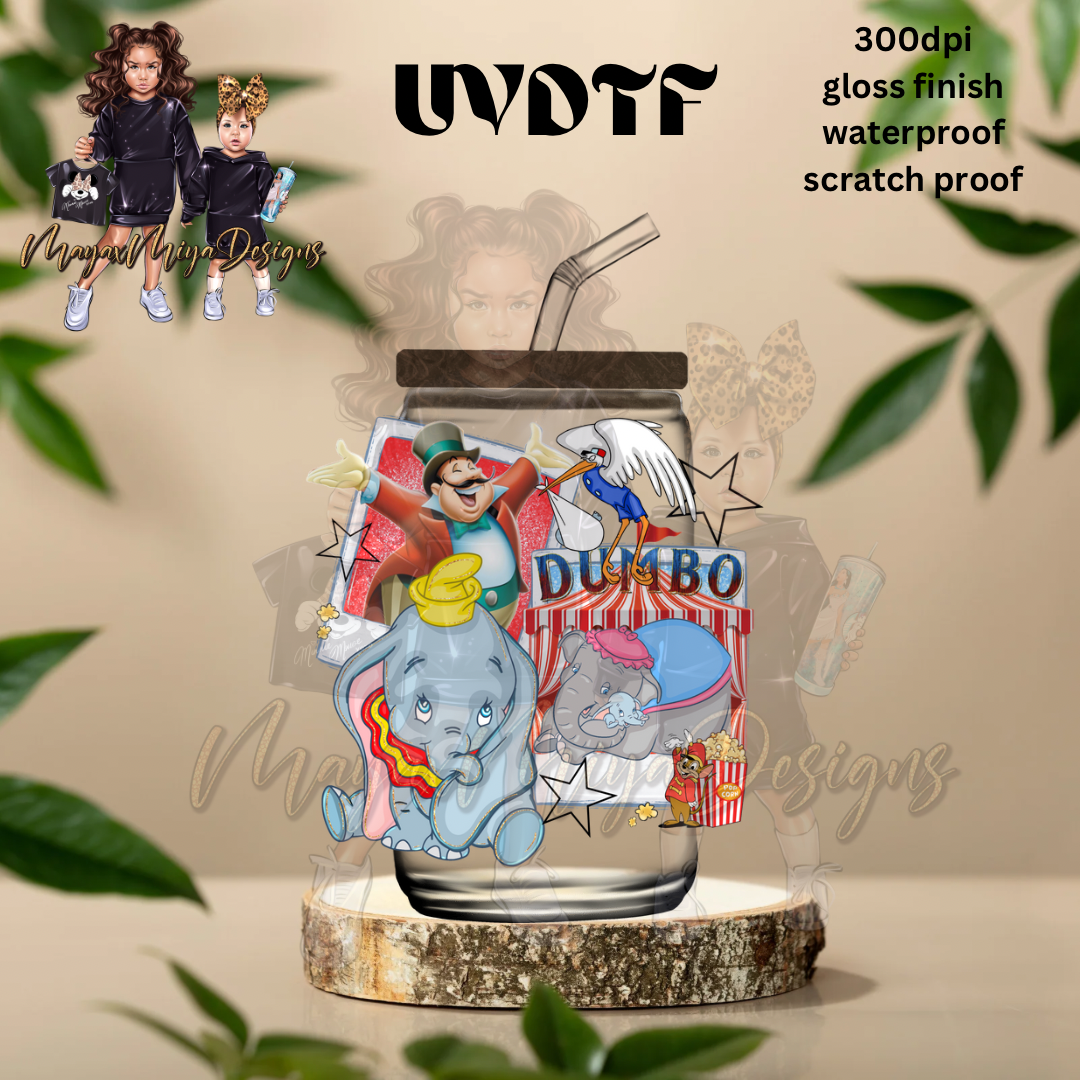 D & FRIENDS MASHUP UVDTF DECAL