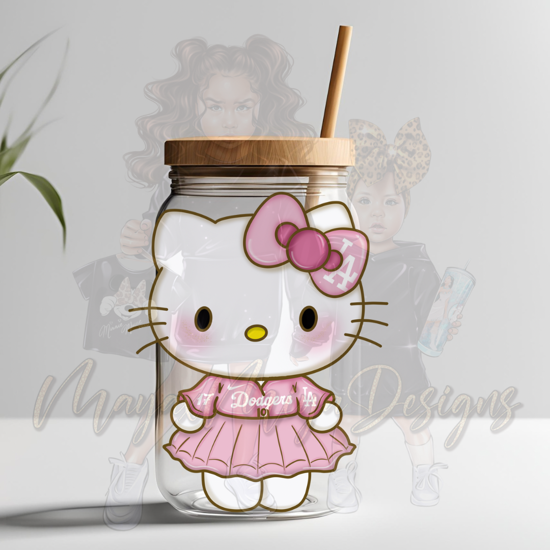 HK DDGRS PNK UVDTF DECAL