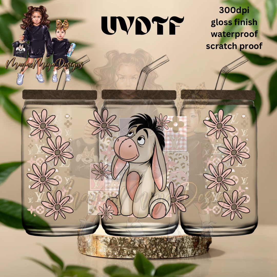 WTP I LV FLOWERS UVDTF WRAP