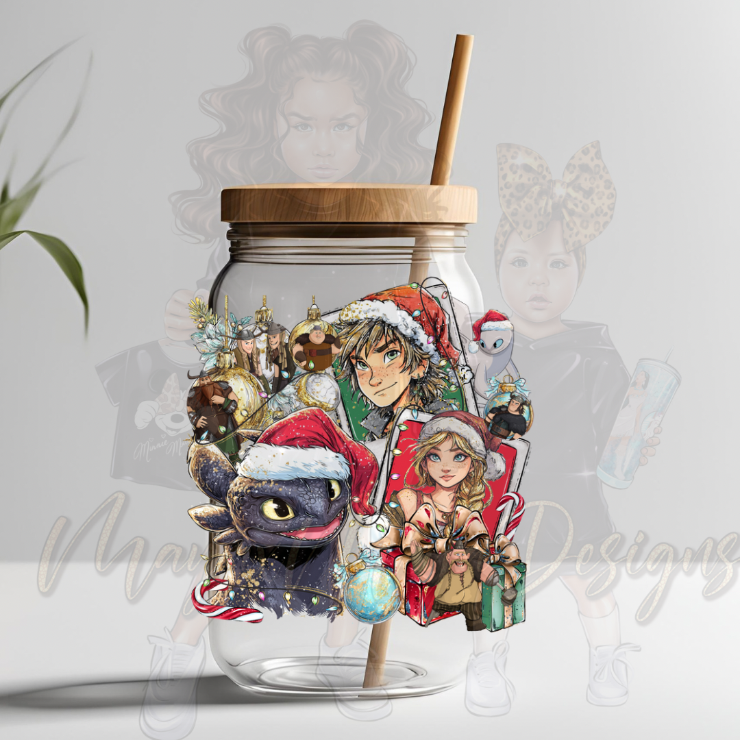 HTTYD CHRISTMAS PHOTOS UVDTF DECAL
