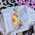 FLOWER BUNNY DTF TRANSFERS