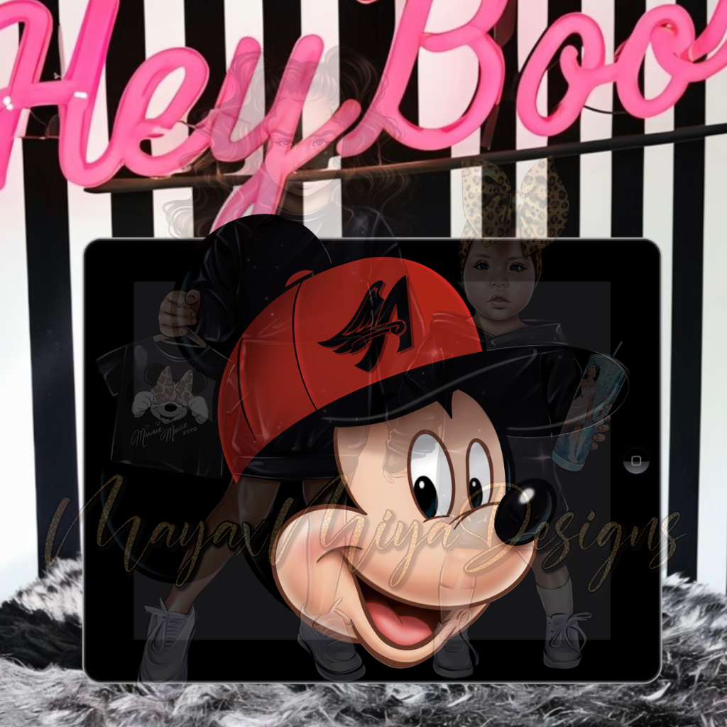 M MOUSE AA RED HAT PNG