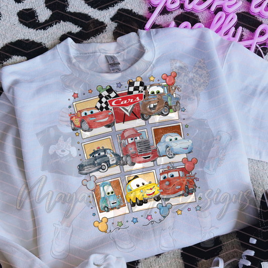 DISNEY CAR COLLECTION DTF TRANSFERS