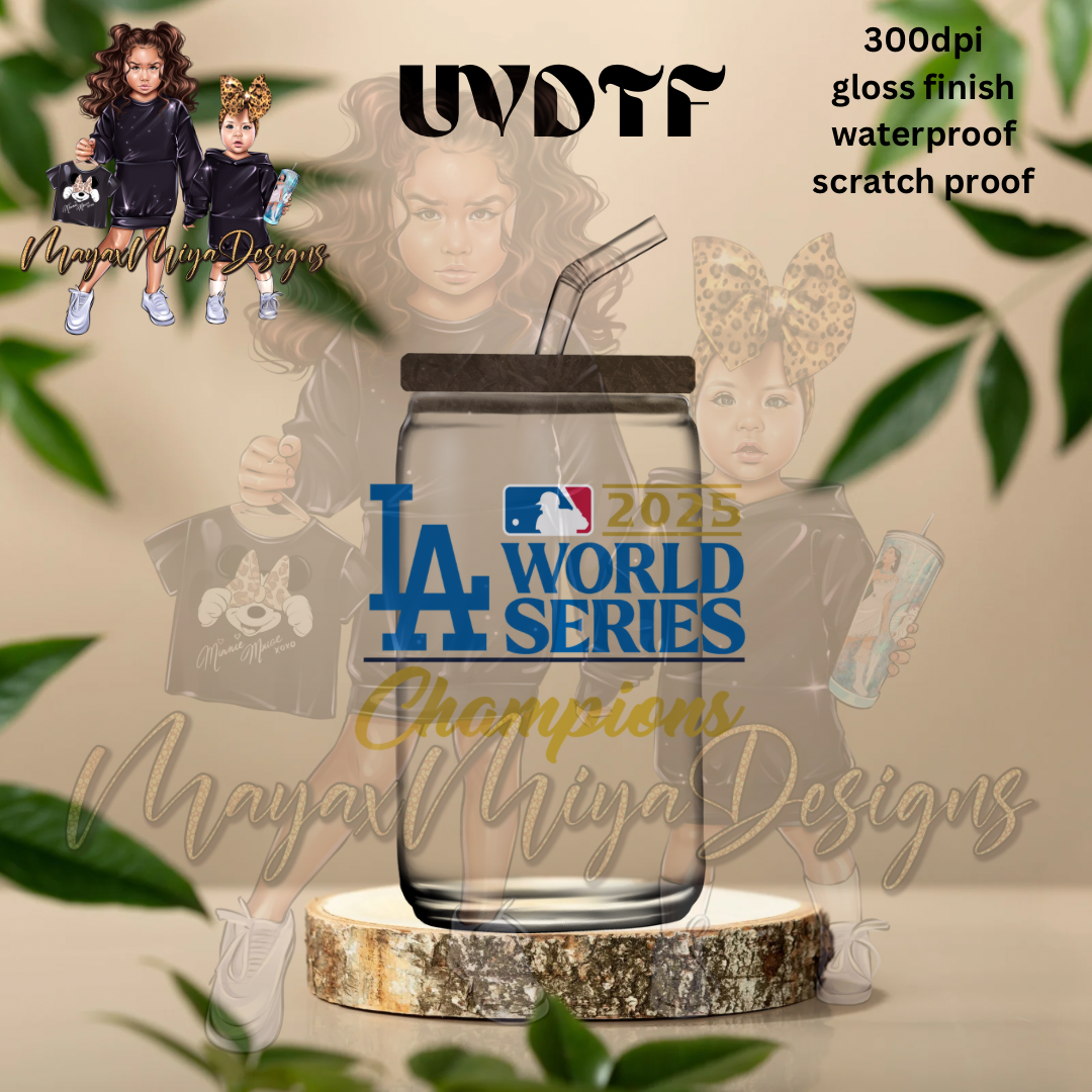 2025 LAD WS CHAMPIONS UVDTF DECAL