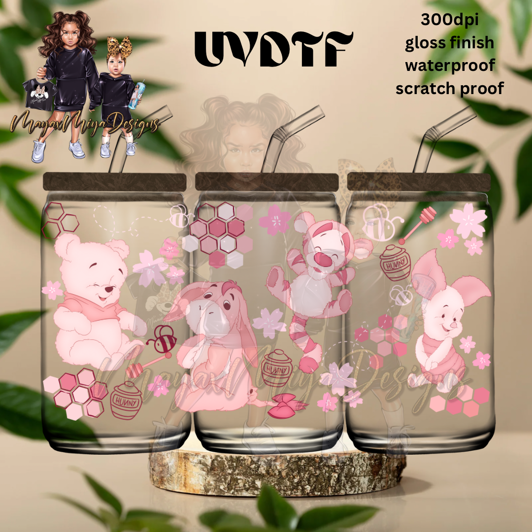 WTP PINK FRIENDS UVDTF WRAP