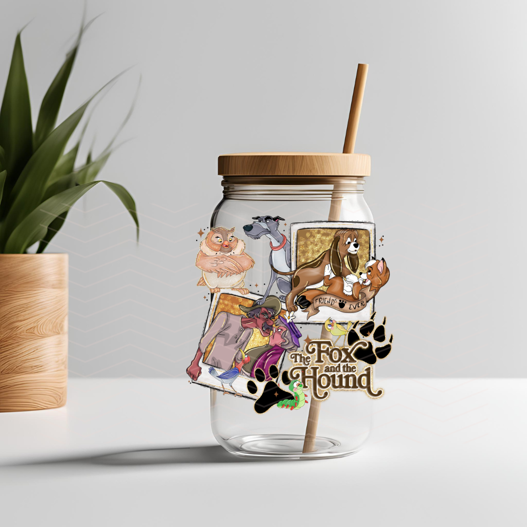 FOX AND THE HOUND UVDTF DECAL