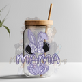 M MAMA LIGHT PURPLE UVDTF DECAL