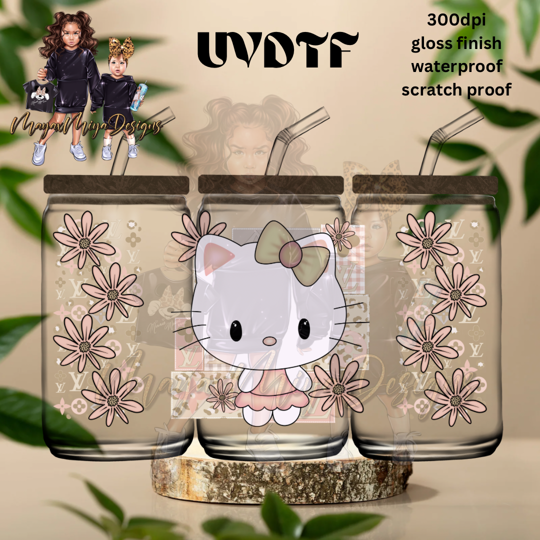 HK LV FLOWERS UVDTF WRAP