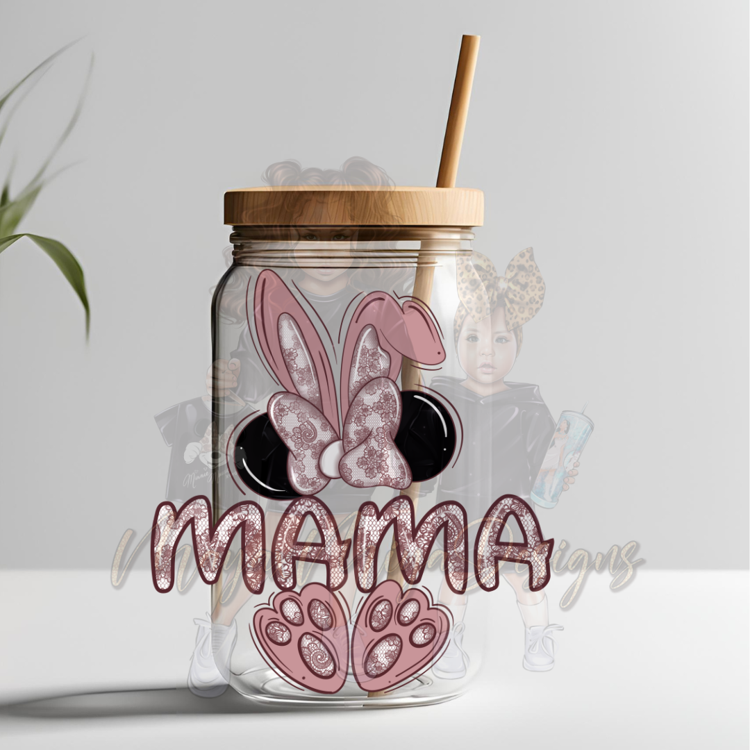 M MAMA PINK UVDTF DECAL