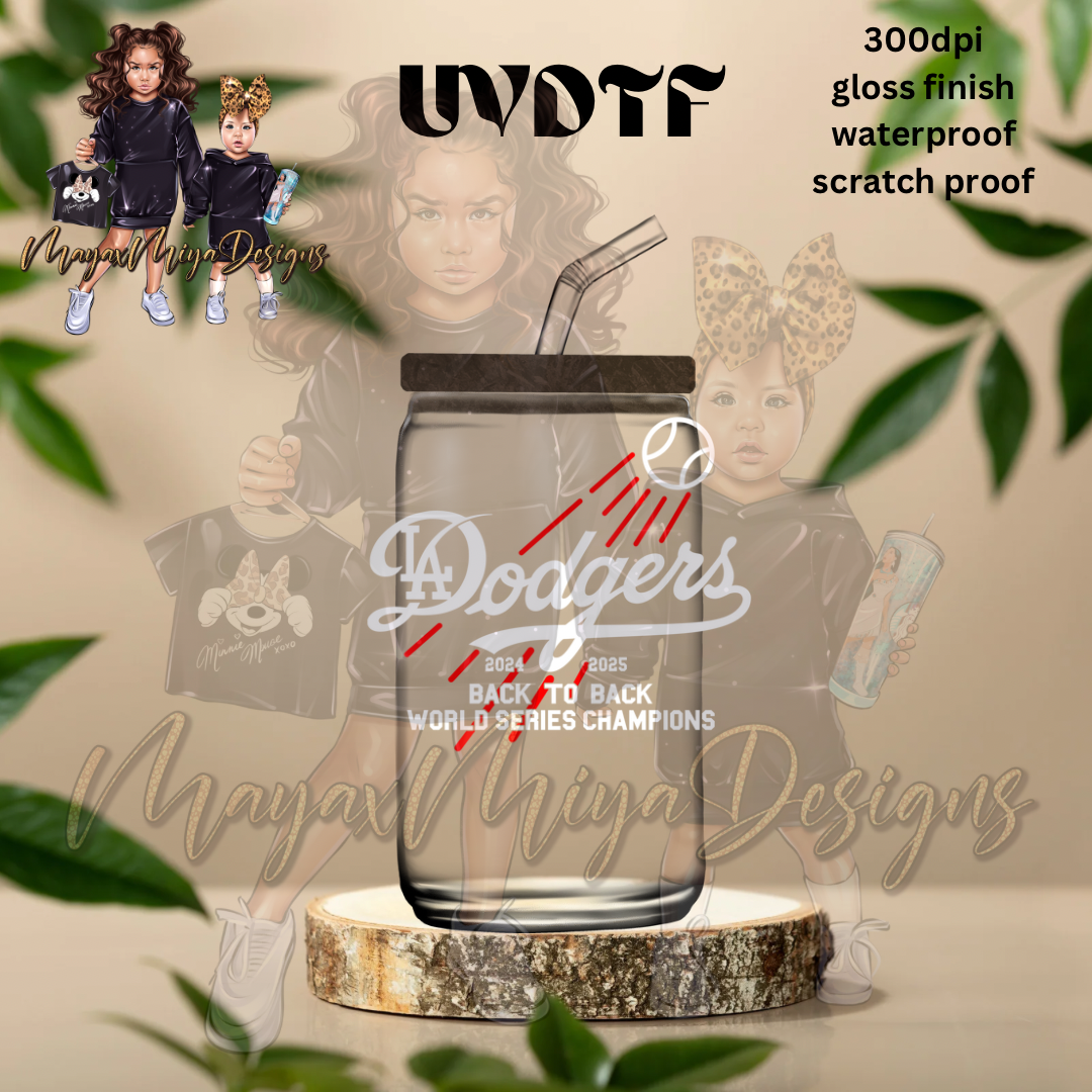 LAD 24 & 25 WS CHAMPIONS WHITE LETTERS UVDTF DECAL