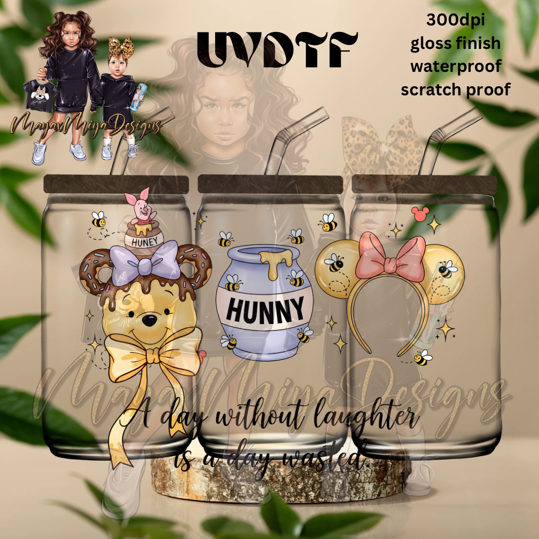 WTP A DAY WITHOUT LAUGHTER IS A DAY WASTED UVDTF WRAP