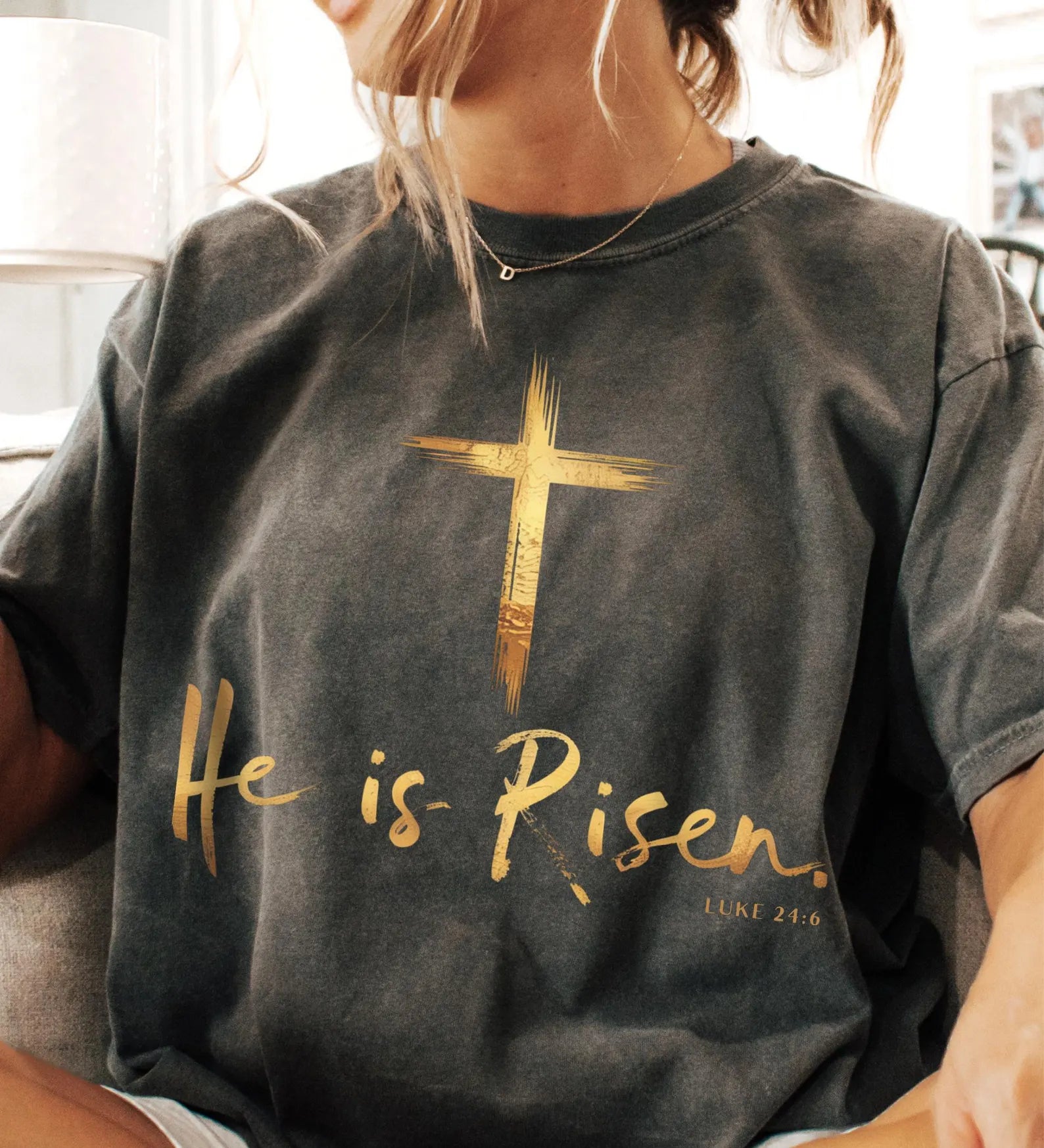 HE IS RISEN LUKE 24:6 DTF TRANSFERS