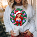 PRINCESS A WREATH DTF TRANSFERS
