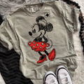 GIRL MOUSE SKETCH DTF TRANSFERS