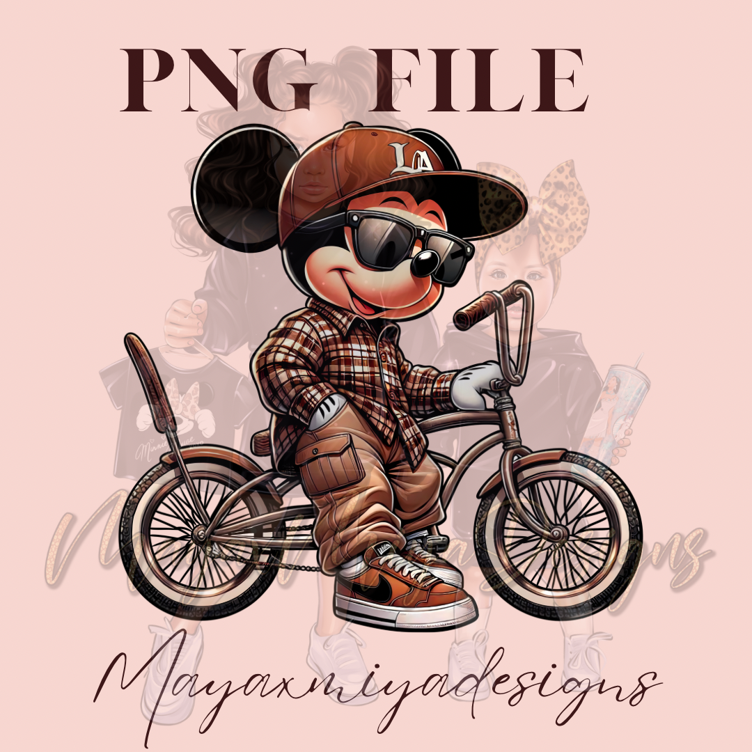 M MOUSE LOWRIDER PNG – MayaxMiyadesigns