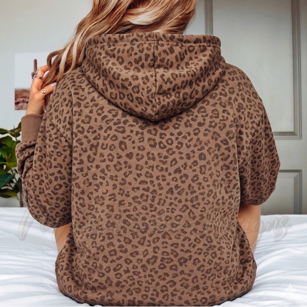 BLANK CHEETAH HOODIE