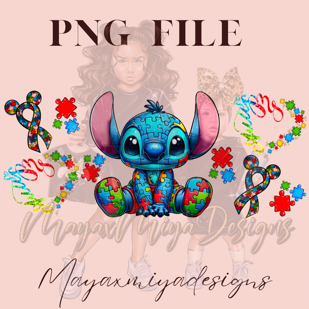 ST AUTISM AWARENESS PNG WRAP
