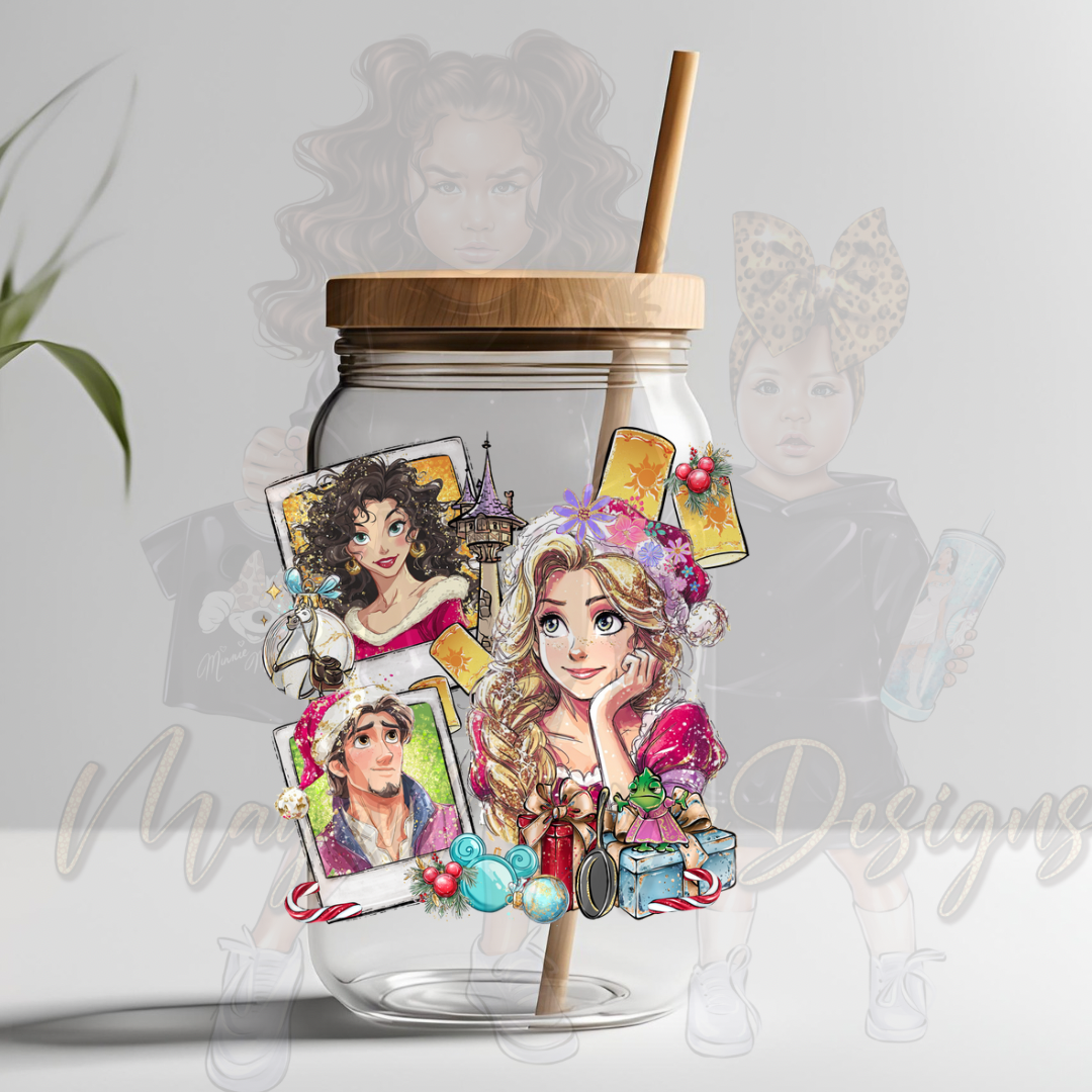 PRINCESS R CHRISTMAS PHOTOS UVDTF DECAL