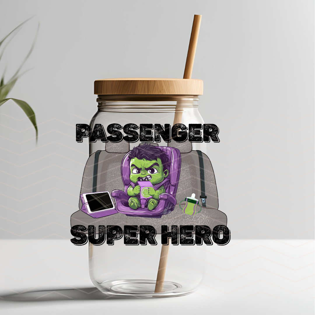 H PASSENGER SUPERHERO UVDTF DECAL