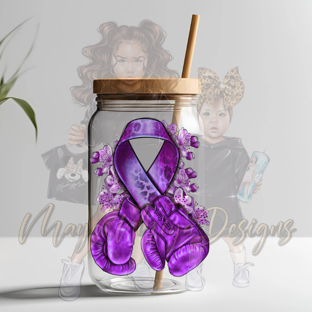 BRST CNCR AWRNESS FIGHTER UVDTF DECAL