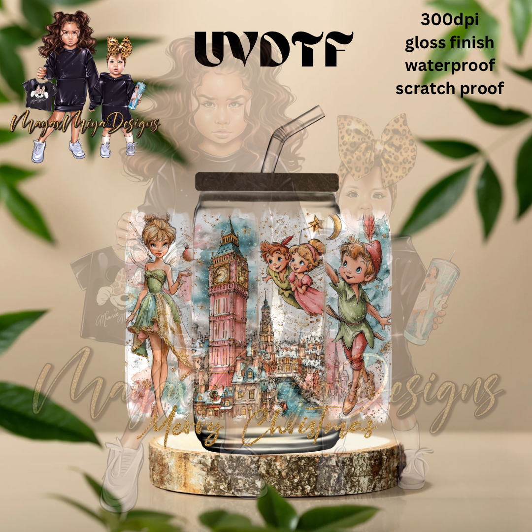 PRINCESS TB & PETER PN CHRISTMAS UVDTF DECAL