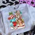 PRINCESS B CHRISTMAS TIME W FRIENDS DTF TRANSFERS