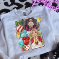 PRINCESS R CHRISTMAS TIME W FRIENDS DTF TRANSFERS