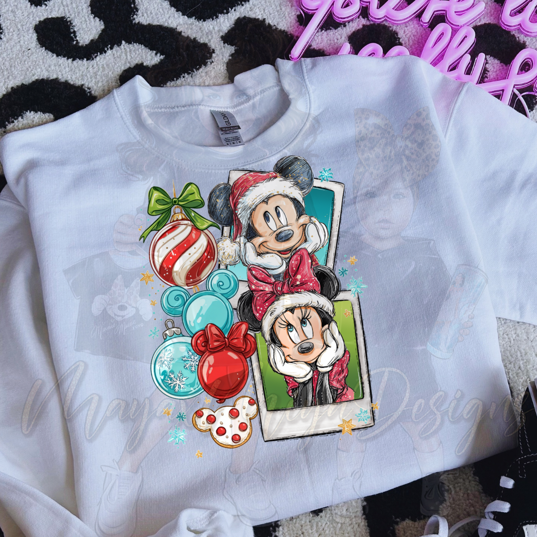 M & M CHRISTMAS TIME DTF TRANSFERS