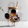 M BOY MOUSE SF NINERS UVDTF DECAL