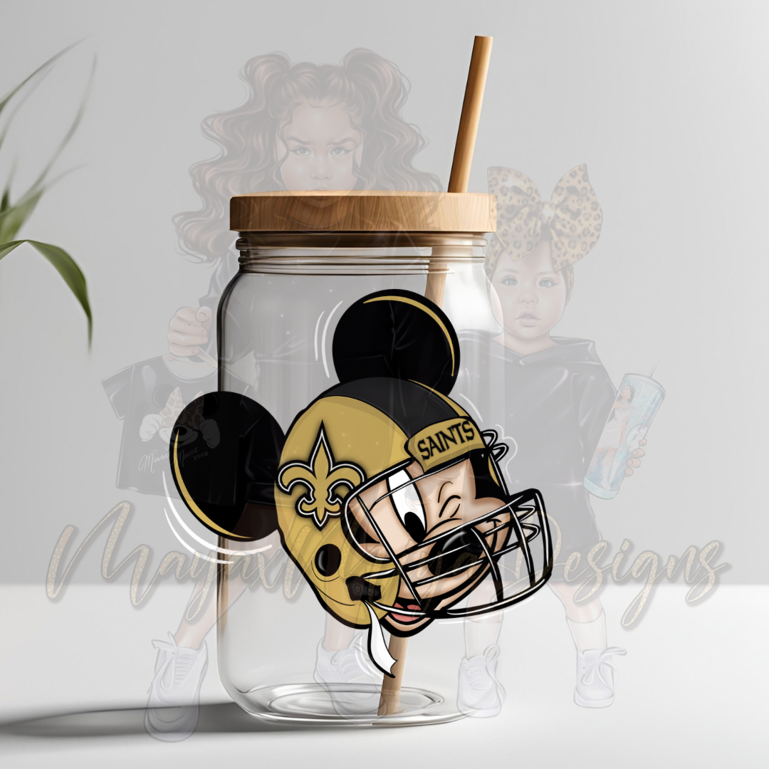 M BOY MOUSE NW ORLNS SNTS UVDTF DECAL