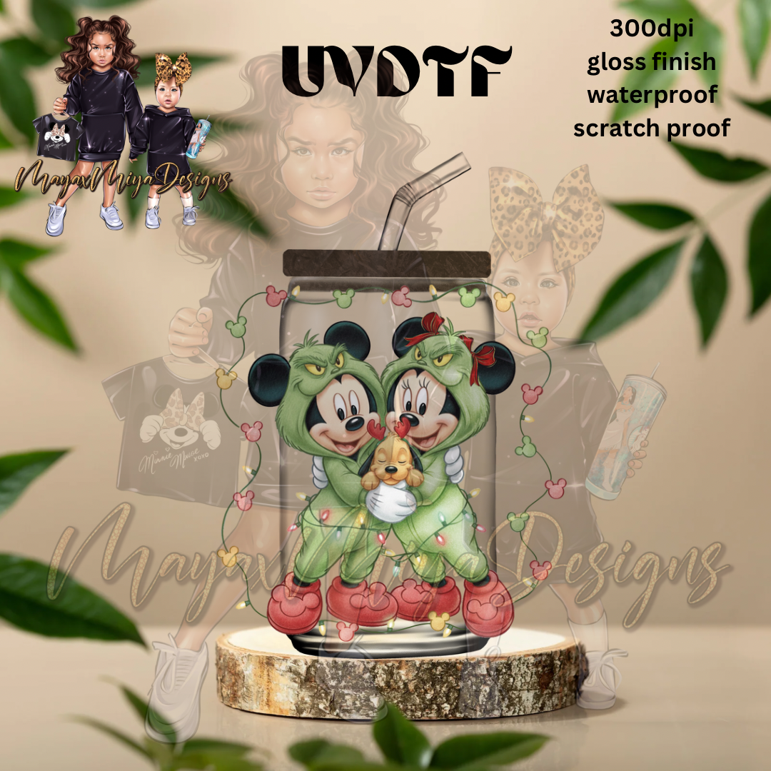 M&M GRNCH PJS UVDTF DECAL