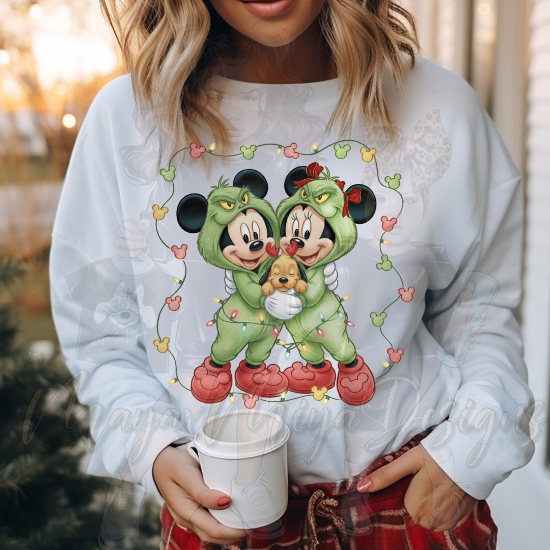 M&M GRNCH PJS DTF TRANSFERS