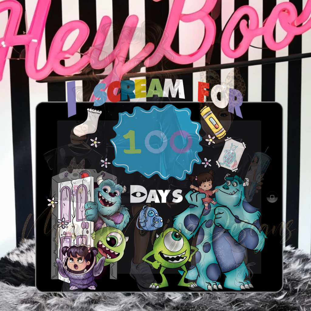 I SCARE 100 DAYS PNG