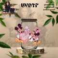 M & M BE MINE HEARTS UVDTF DECAL