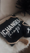 PRAYER CHANGES THINGS ACID WASH HOODIE