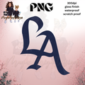 LA IN BLU PNG
