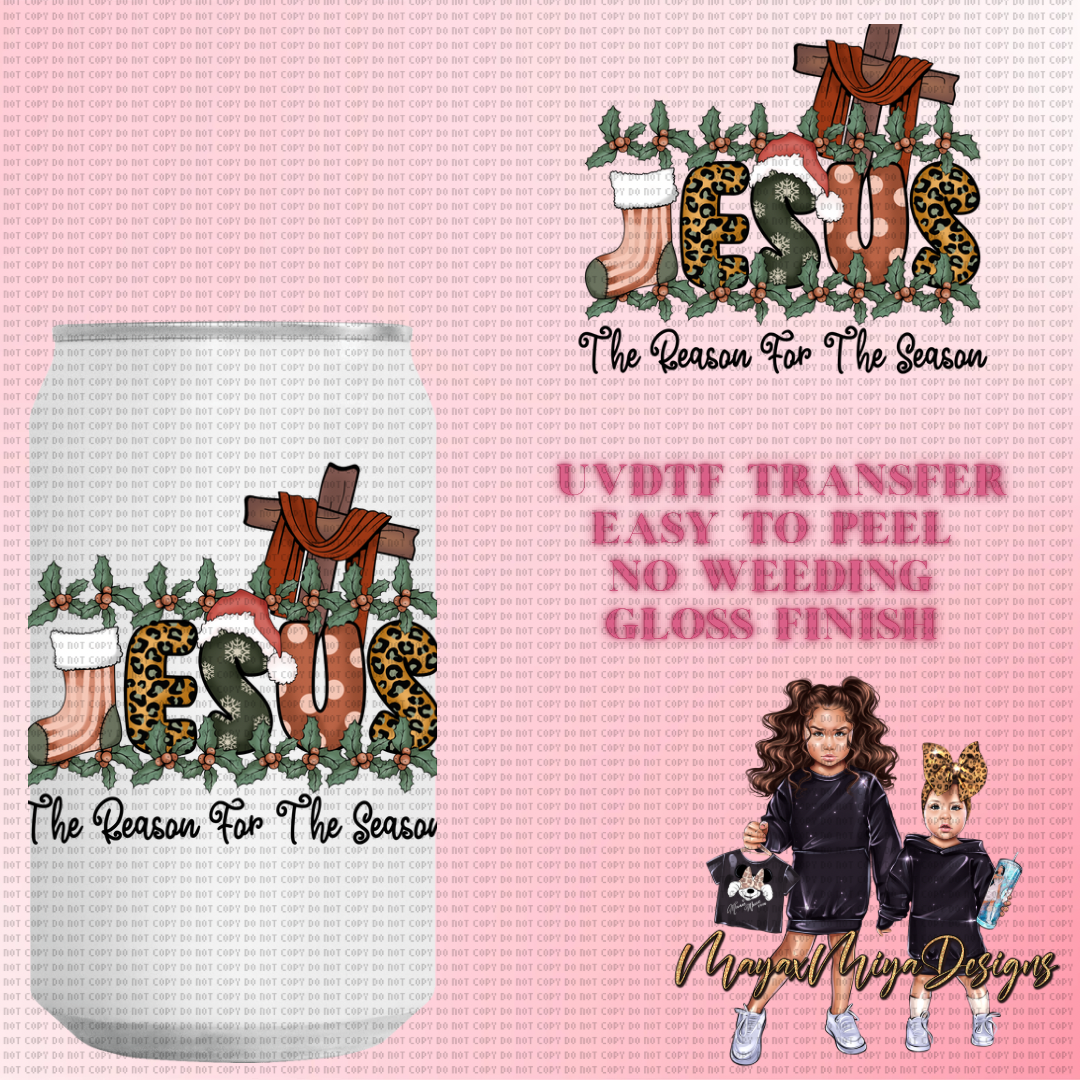 Jesus is the season decal