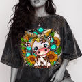 TROPICAL SUNFLOWER BBY COW DTF TRANSFER