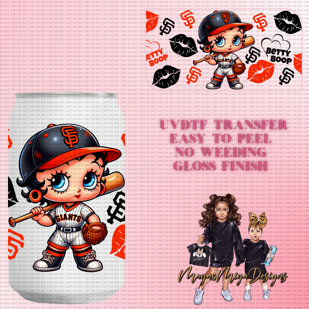 UVDTF BETTY B SF BASEBALL WRAP