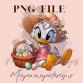 PNG EASTER GIRL DUCK