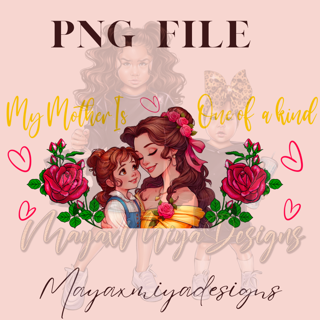 B and her daughter WRAP PNG