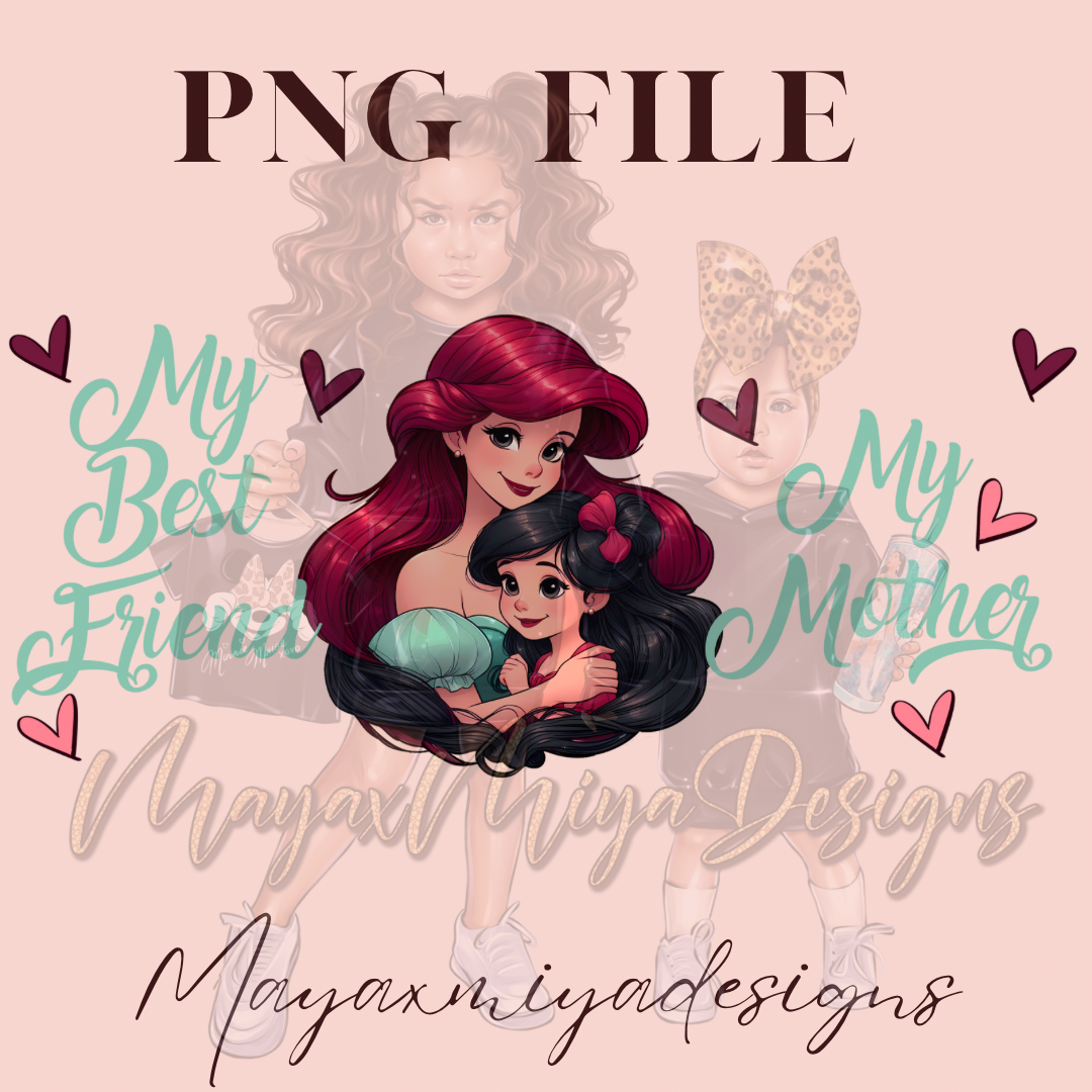 A AND HER DAUGHTER WRAP ENGLISH PNG – MayaxMiyadesigns