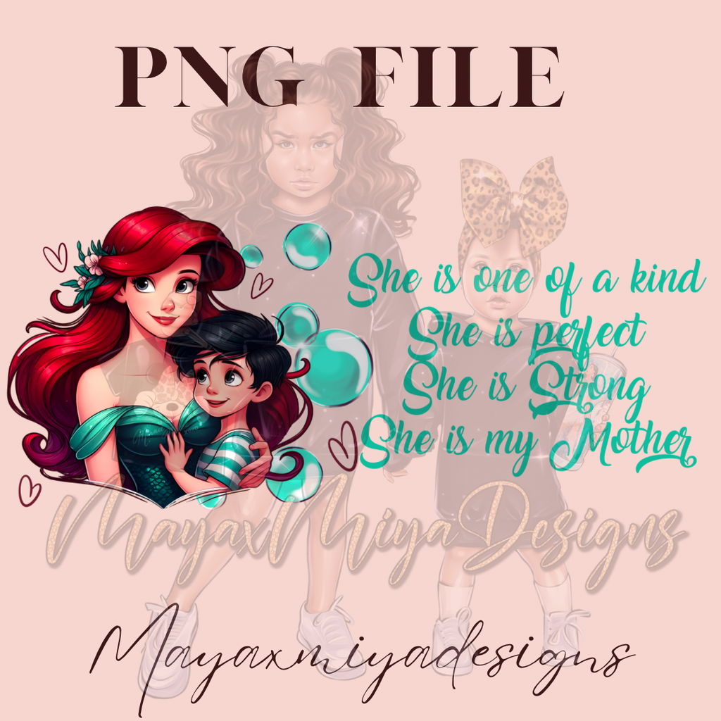 A AND HER SON WRAP PNG